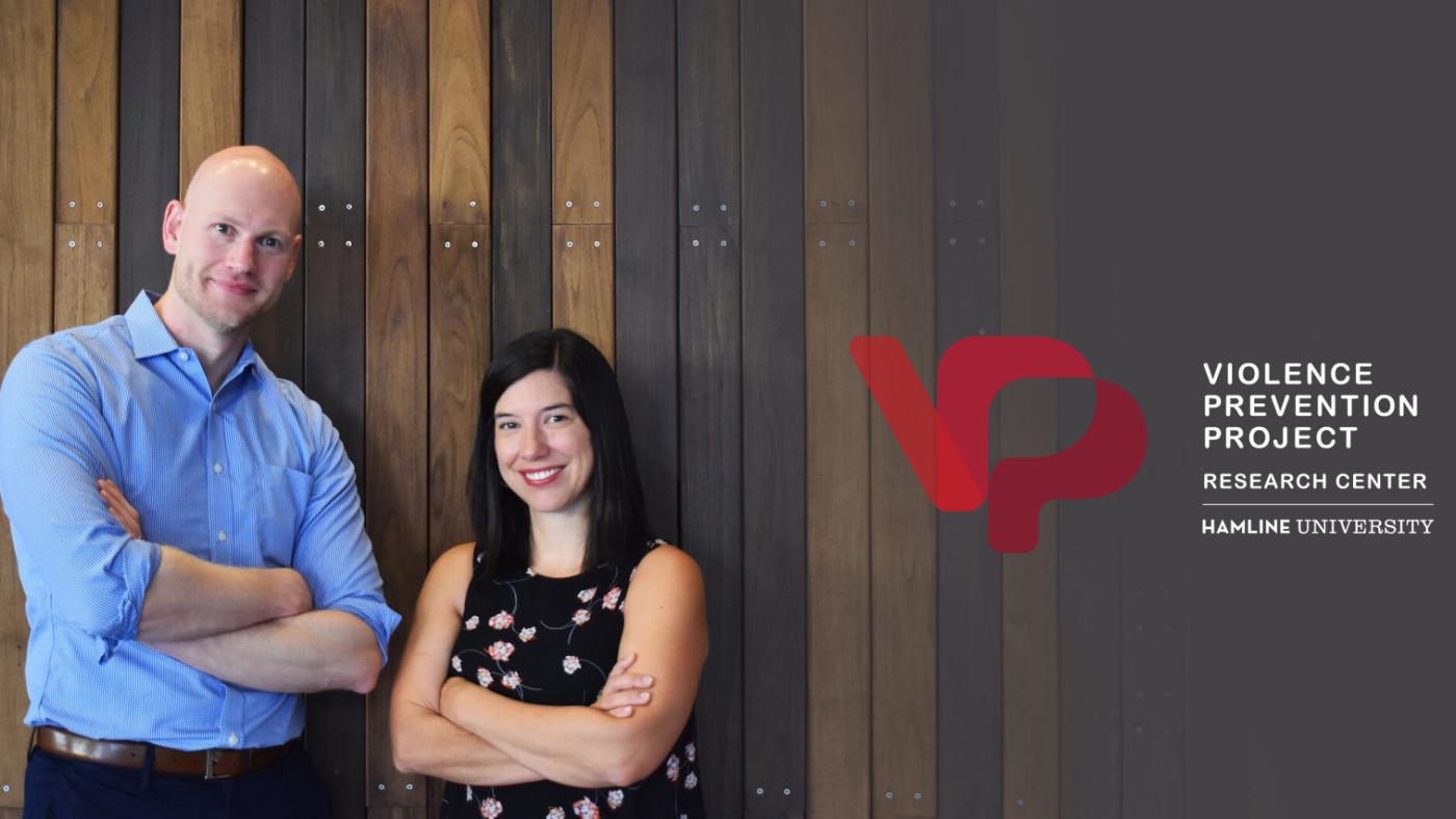 Dr. Jillian Peterson and Dr. James Densley, of Hamline University's Violence Prevention Project Research Center
