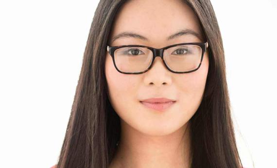 Vy Dang, student and front desk worker, Residential Life